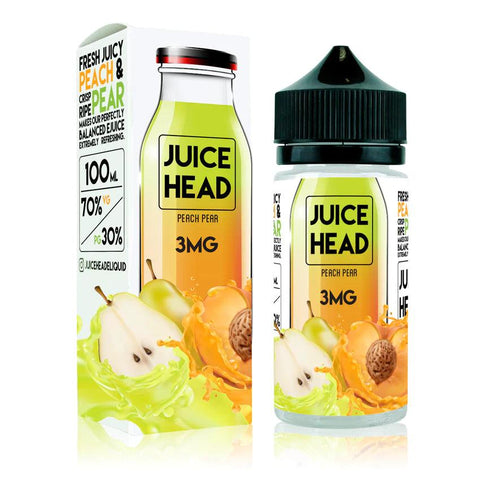 JUICE HEAD Peach Pear Vape Juice 100 ml - Mystic Vapor