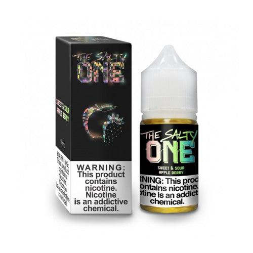 The Salty One Sweet & Sour Apple Berry 30ml Salt Nic Vape Juice - Mystic Vapor