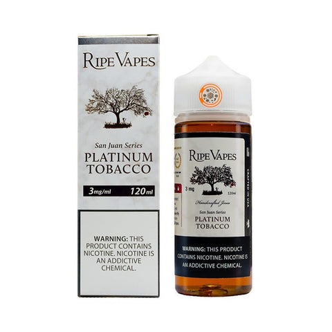 Ripe Vapes San Juan Series Platinum Tobacco Vape Juice 120 ml