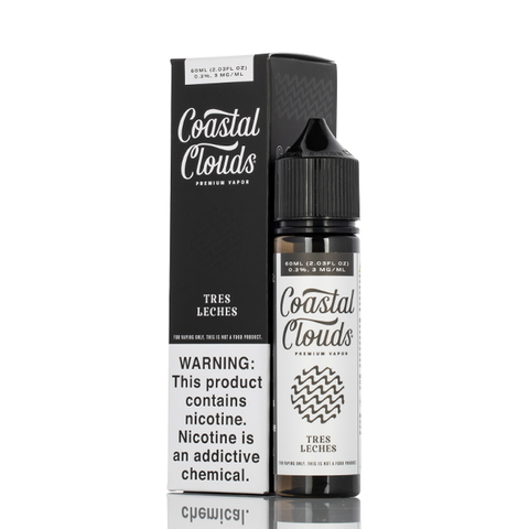 Tres Leches Vape Juice by Coastal Clouds Vape Co. (60 ml)