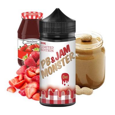 Jam Monster Peanut Butter & Strawberry Jam Vape Juice: Limited Edition - Mystic Vapor
